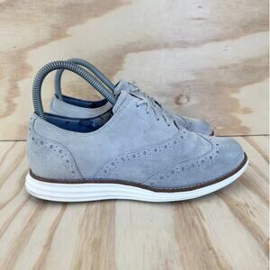Cole Haan - Original Grand Os Wingtip - Sneakers - Gray - Women's - 6 B - W01578